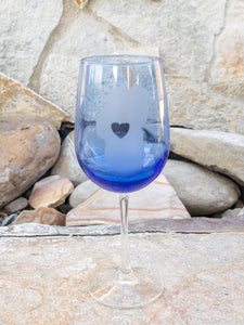 Lake Tahoe Artistry Wine  Glasses